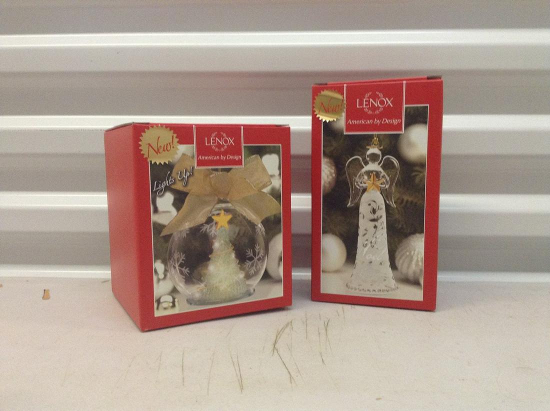 lot of 2 lenox christmas decorations (1 of 1)