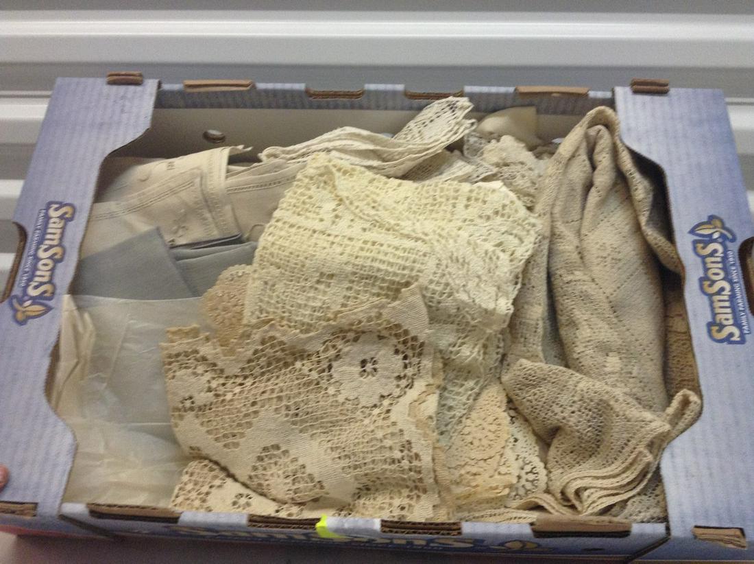 lot of vintage lace: lot of vintage lace