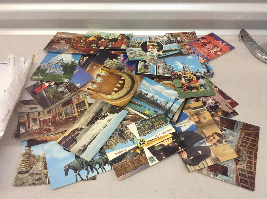 lot of vintage Disney and other postcards (1 of 1)