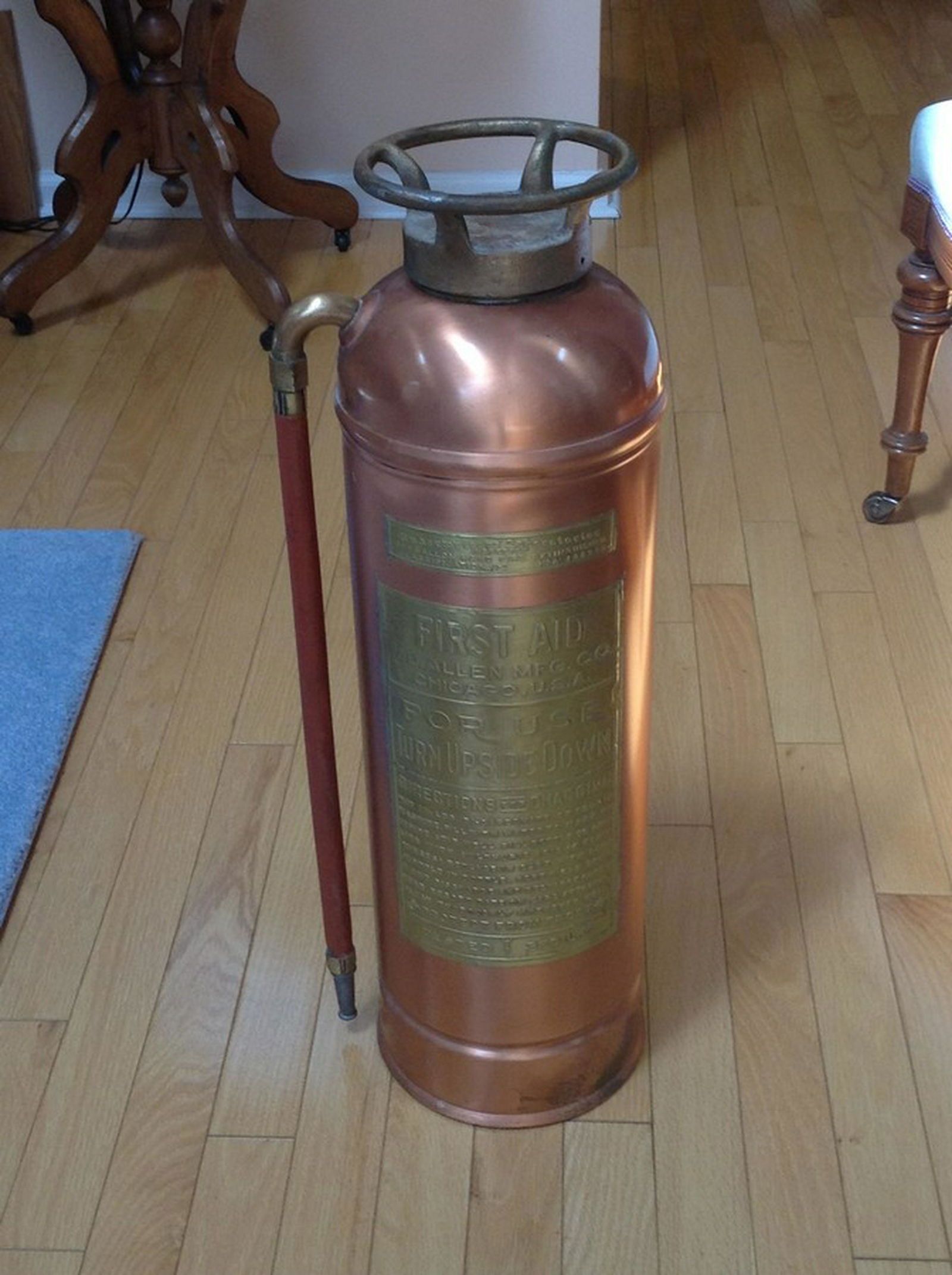 vintage WD Allan First Aid Chicago Illinois fire (1 of 1)