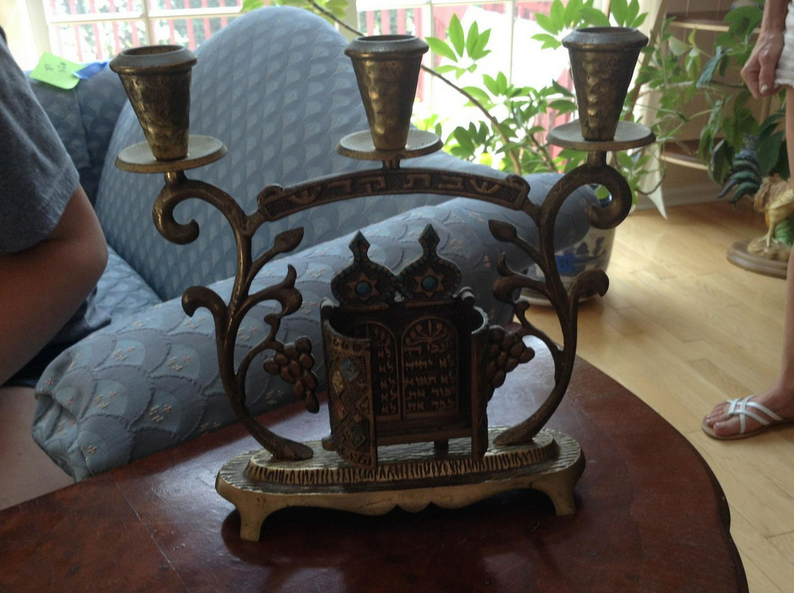 Israel candle holder and religious items (1 of 1)