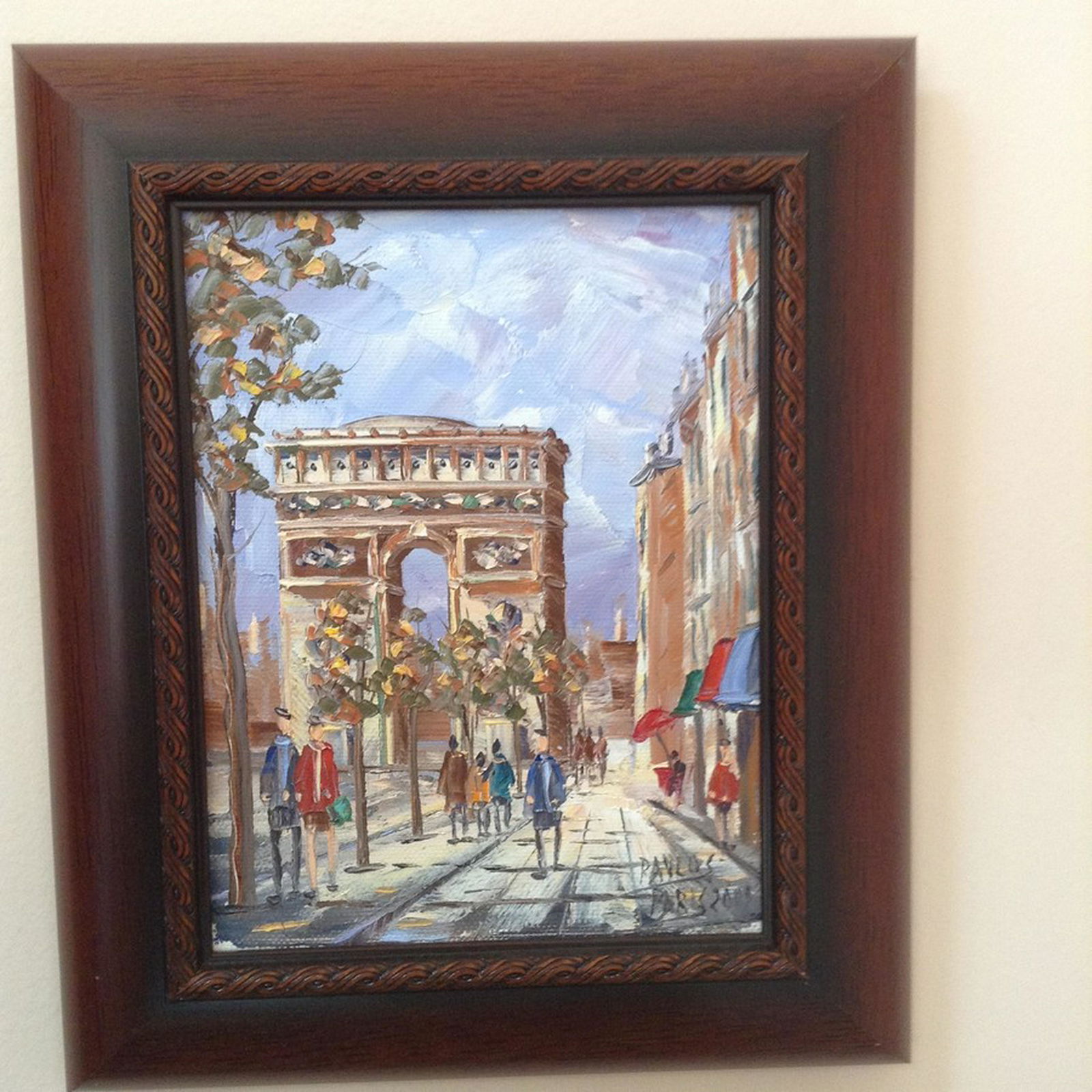 Pavlos Paris 2003 oil on canvas 8x10 (1 of 1)