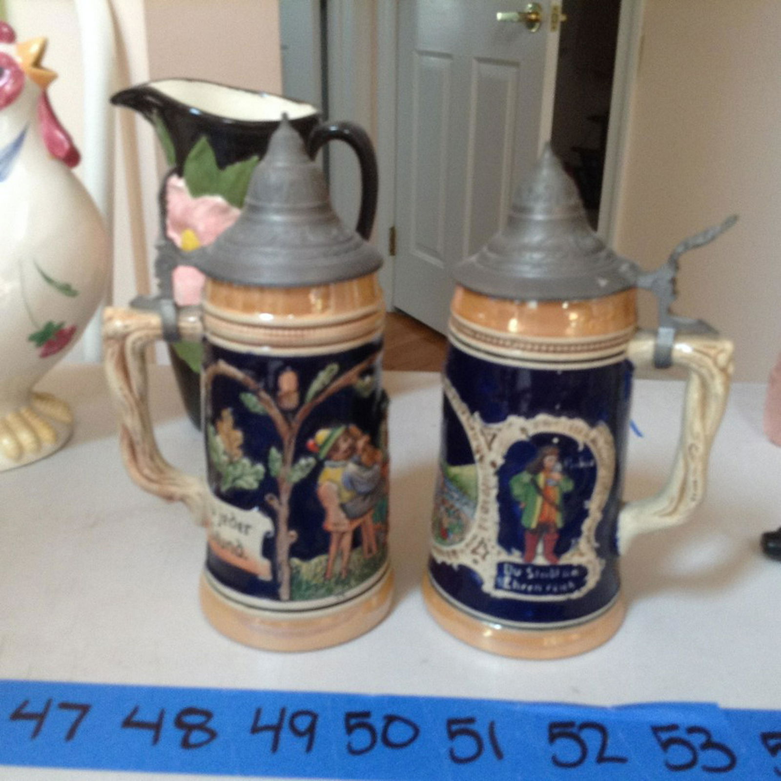 lot of 2 German beer steins (1 of 1)