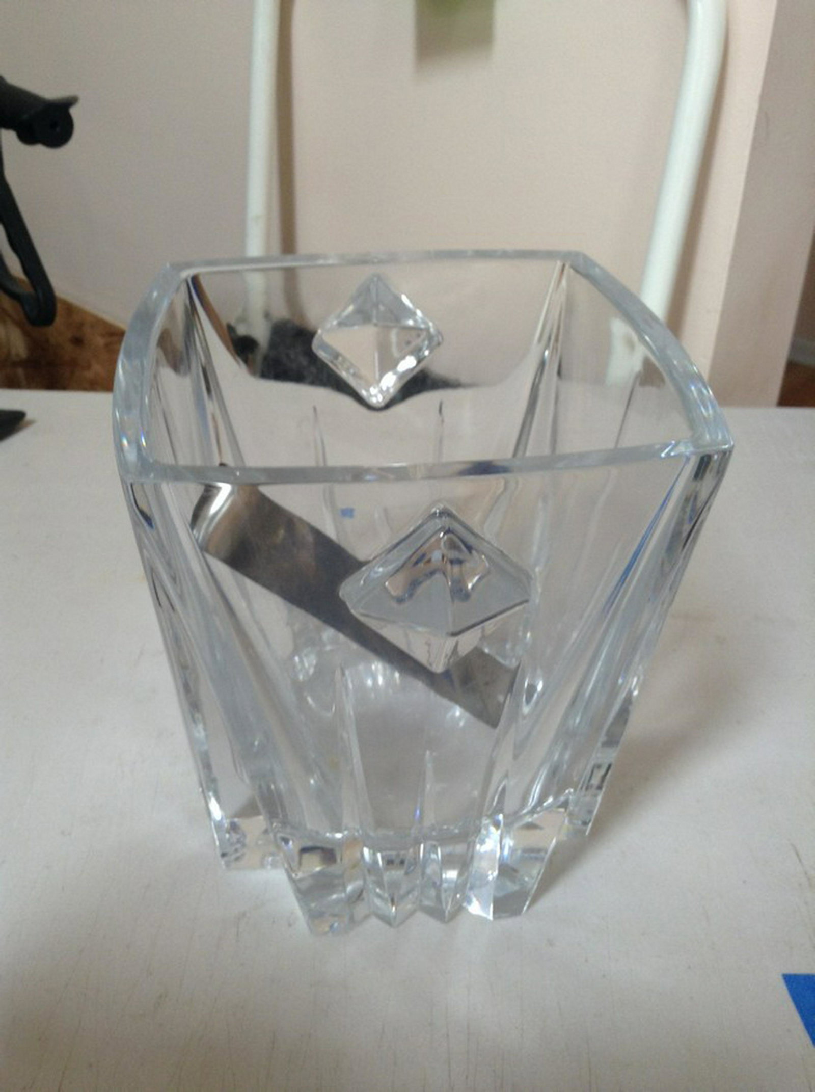 Lenox glass ice bucket: Lenox glass ice bucket