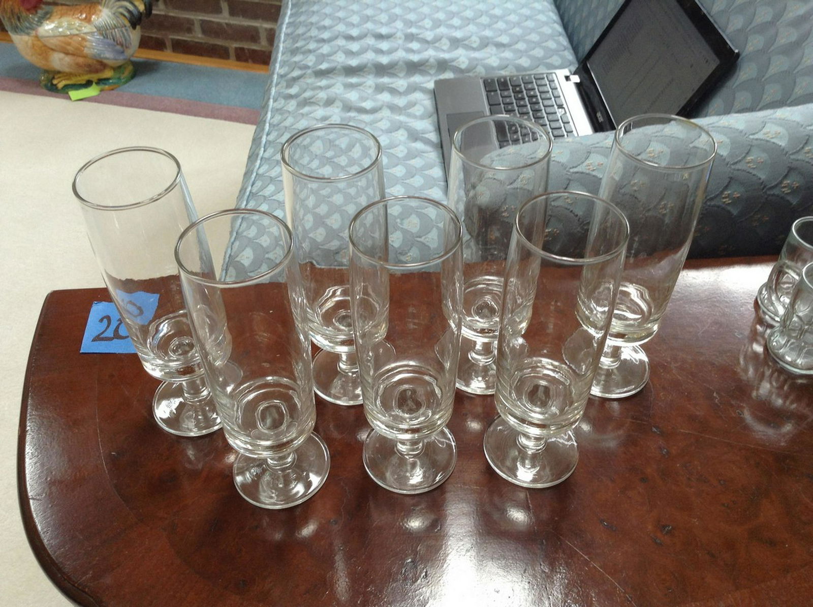 7 Highball glasses 6 1/2 in (1 of 1)