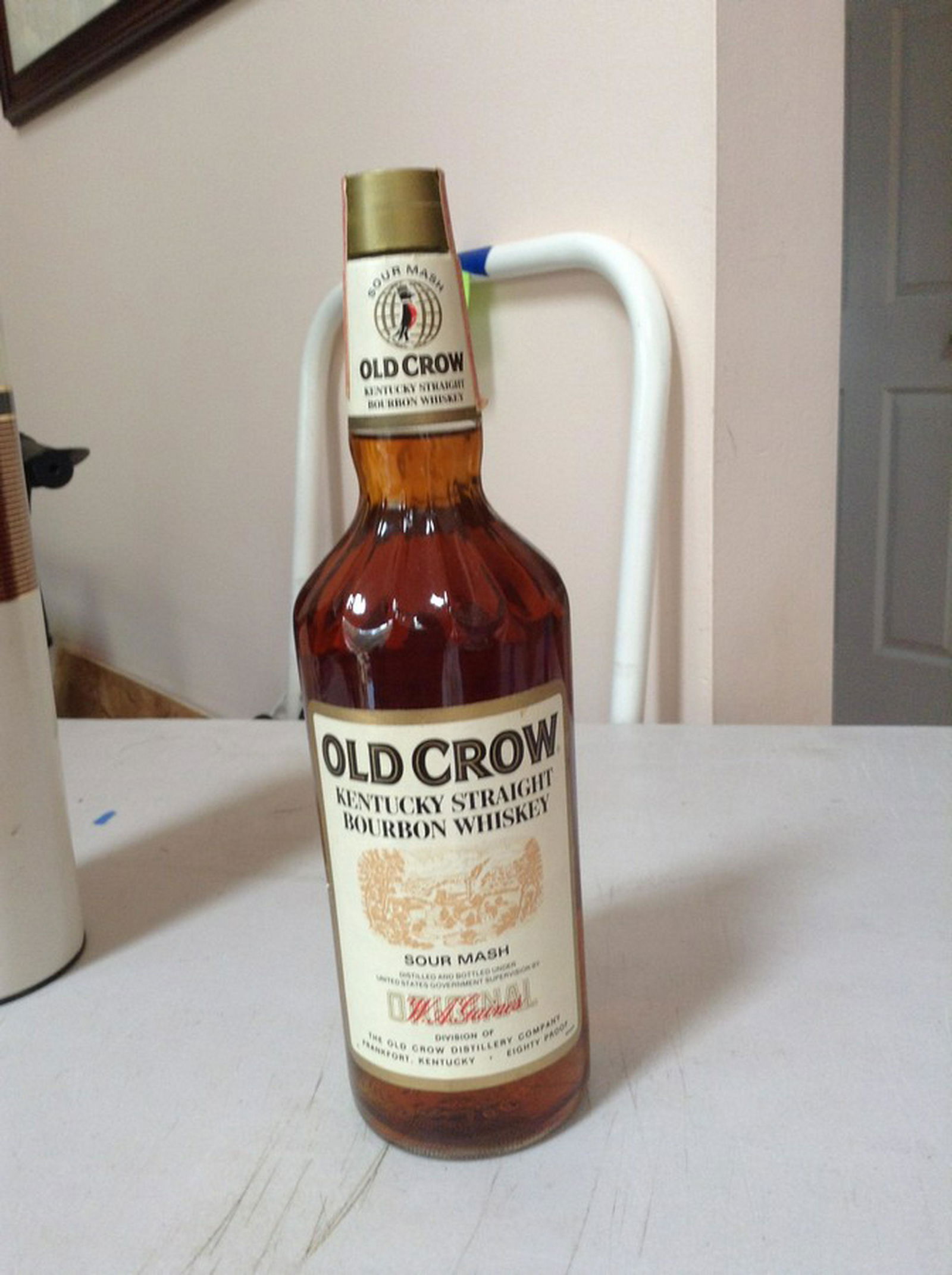 Old Crow Kentucky Straight Bourbon whiskey sour mash (1 of 1)