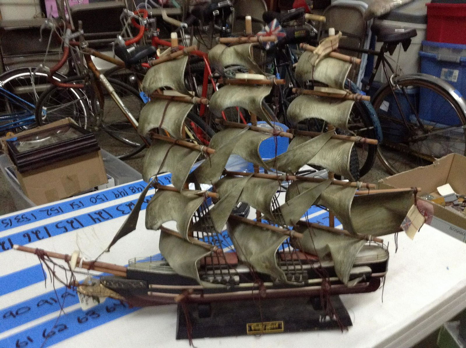 Cutty Shark boat Model 20" L x 15" T: Cutty Shark boat Model 20" L x 15" T