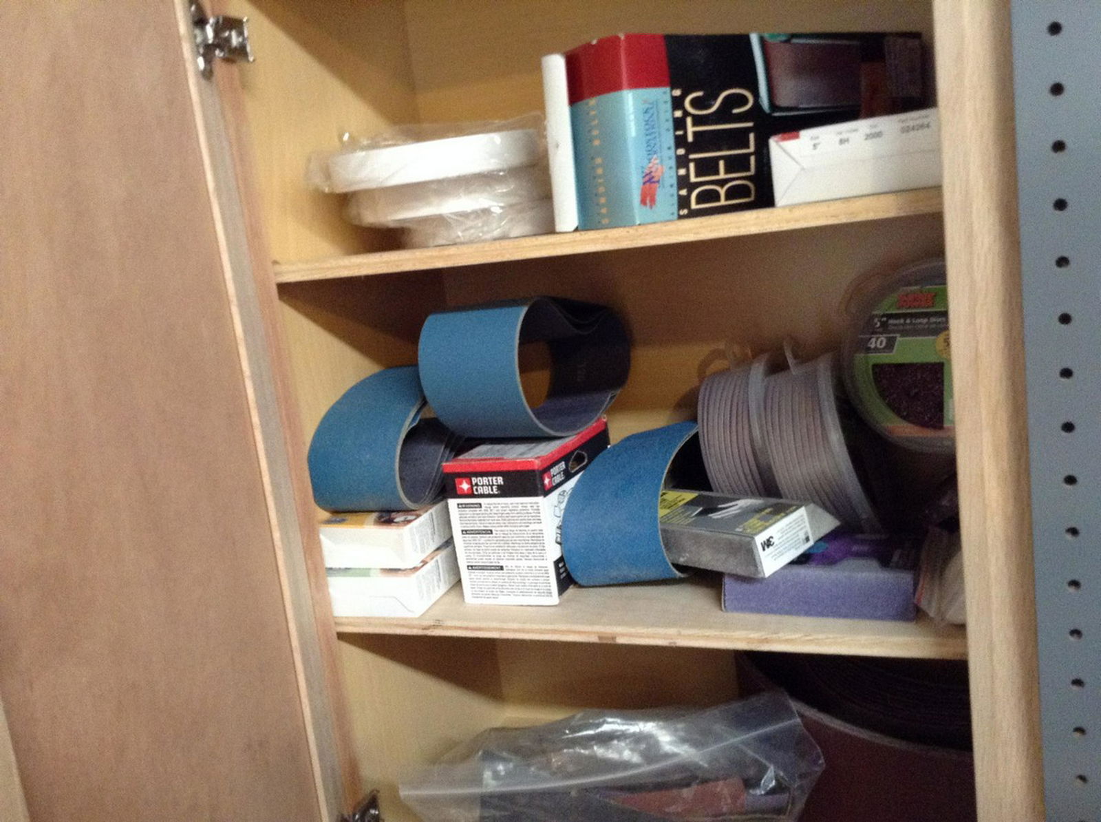 contents of cabinet all sand paper (1 of 1)