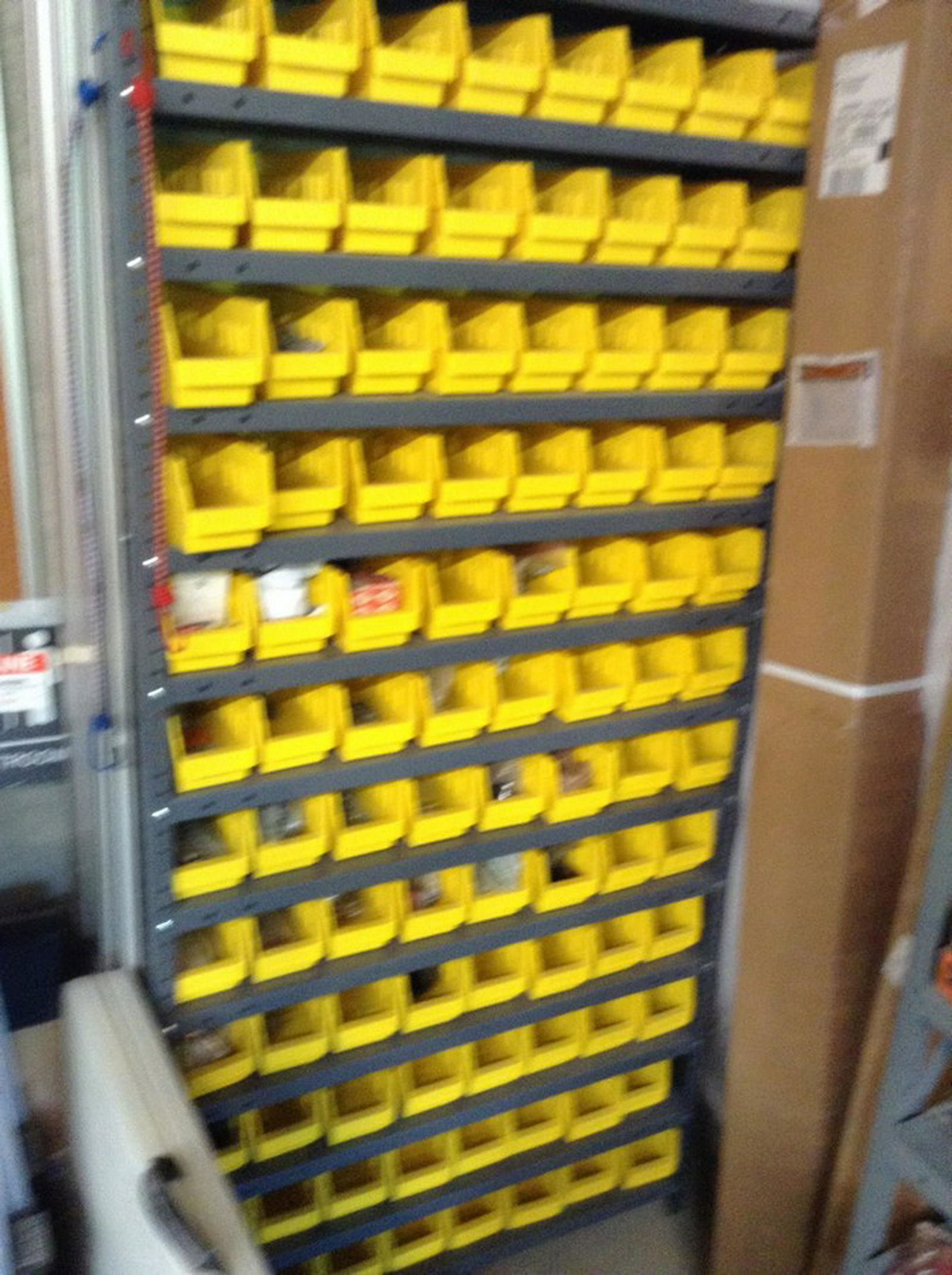 metal rack with nut and bolts screws and more (1 of 1)