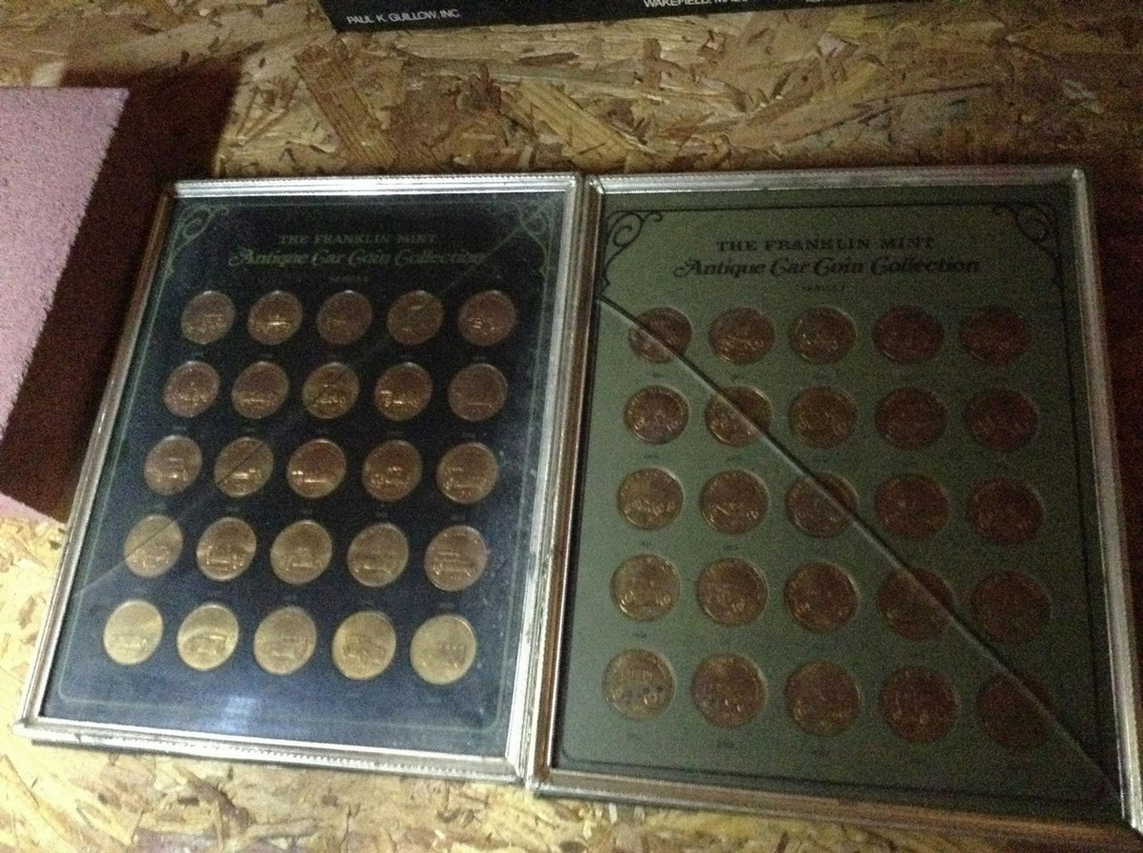 franklin mint series 1 and 2 car coin collection (1 of 1)