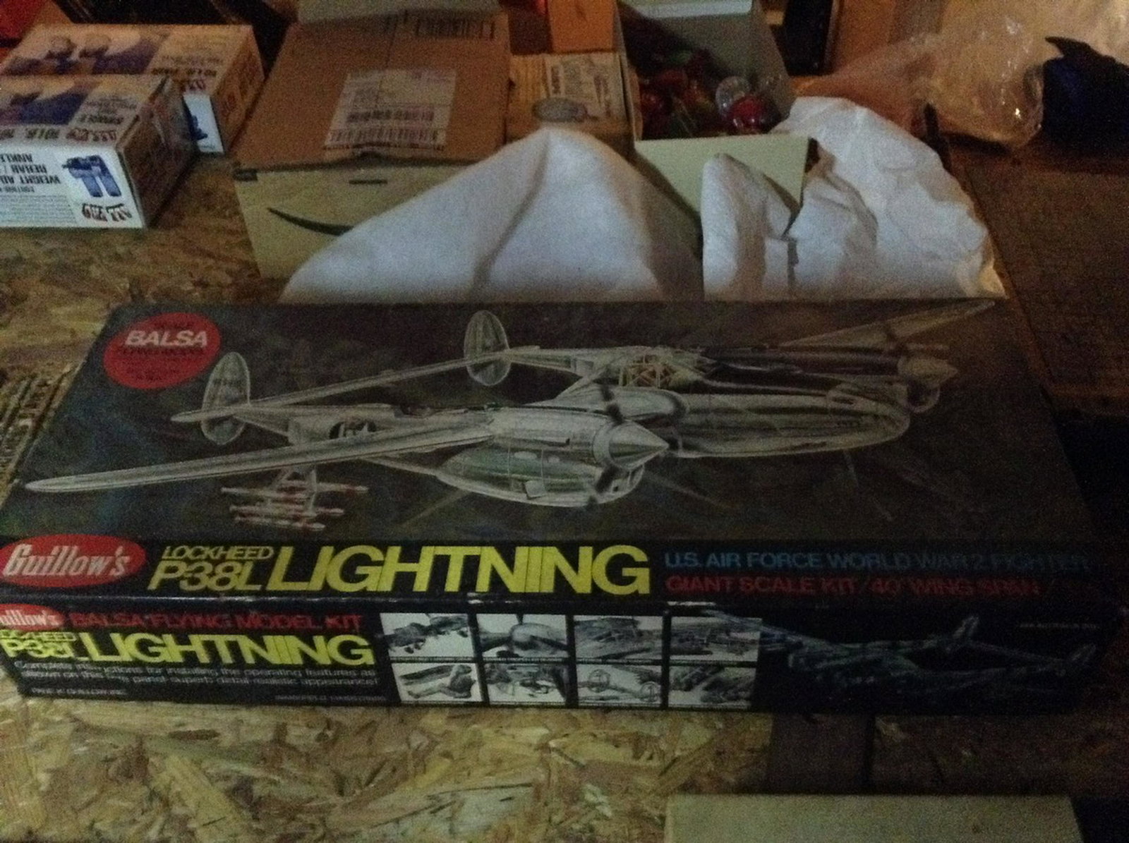 Gallows airplane model complete not built: Gallows airplane model complete not built