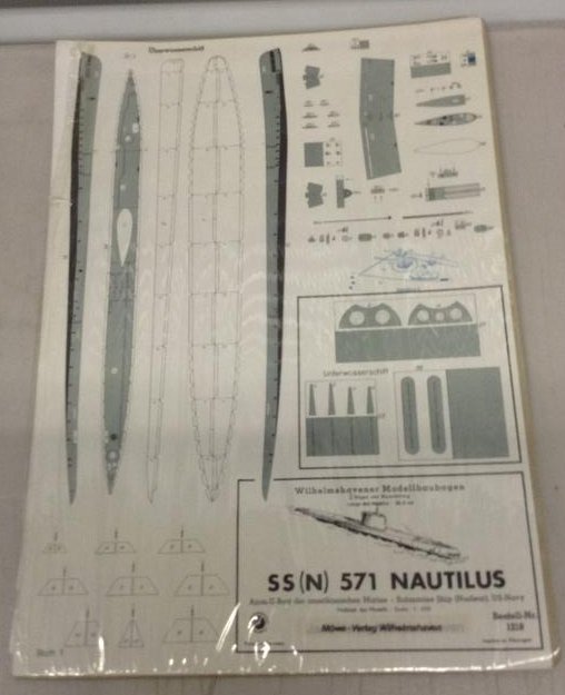 Wilhelmshavener Modellbaubogen unbuilt model still in: Wilhelmshavener Modellbaubogen unbuilt model still in plastic