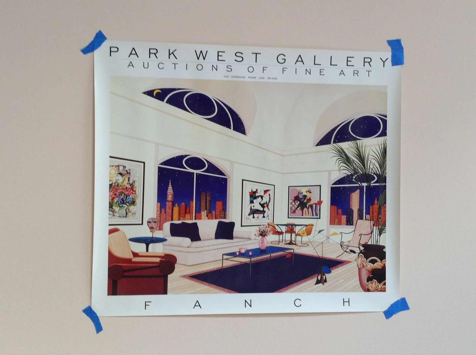 Fanch Auction Poster 18x22 1/2 (1 of 1)