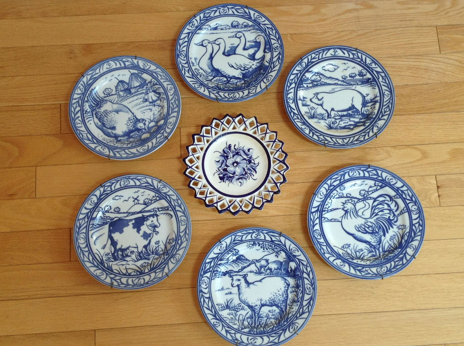 Williams- Sonoma Brittany plates and Portugal made (1 of 1)