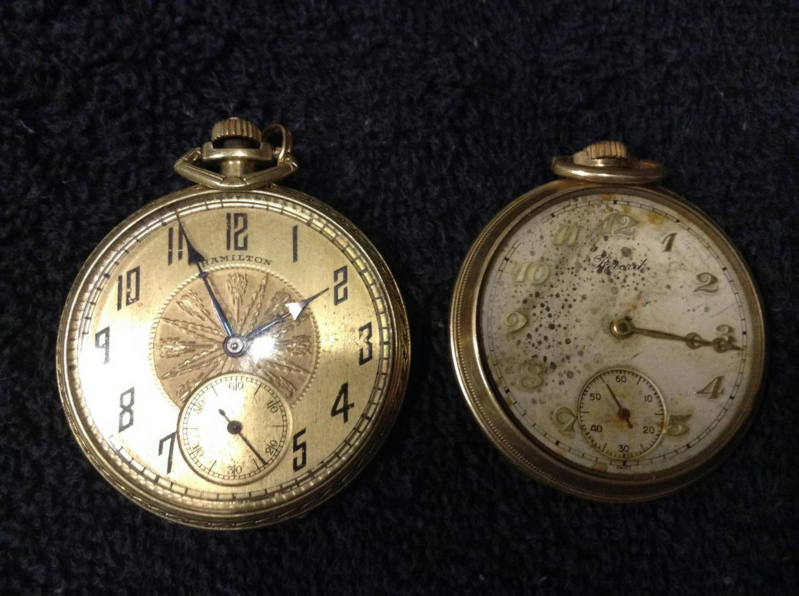 Hamilton pocket watch working other not (1 of 1)