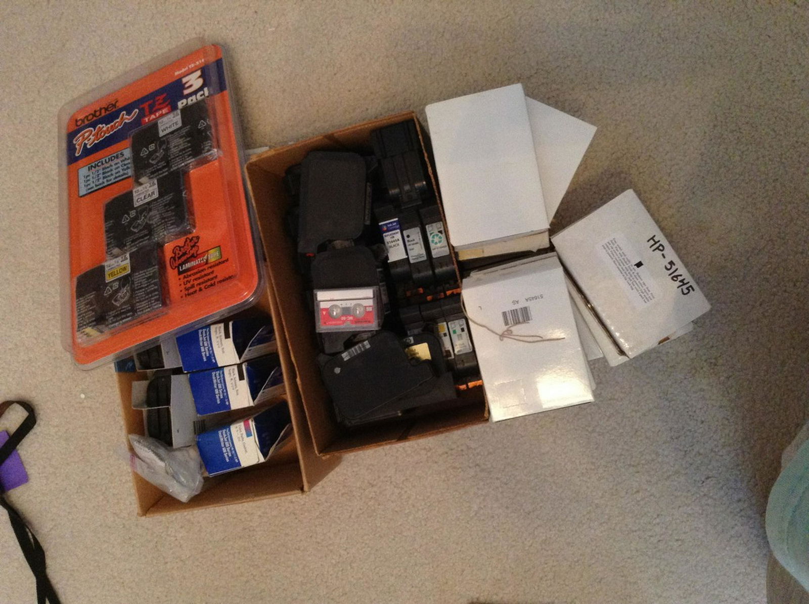 large lot of printer ink and cartages (1 of 1)