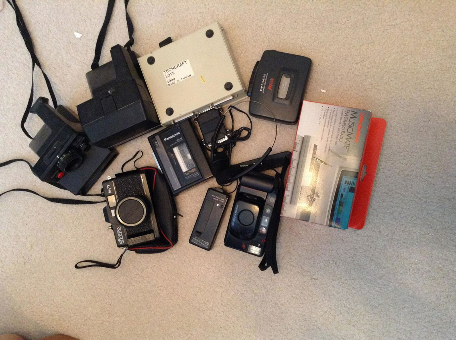 Polaroid cameras and other vintage electronics (1 of 1)