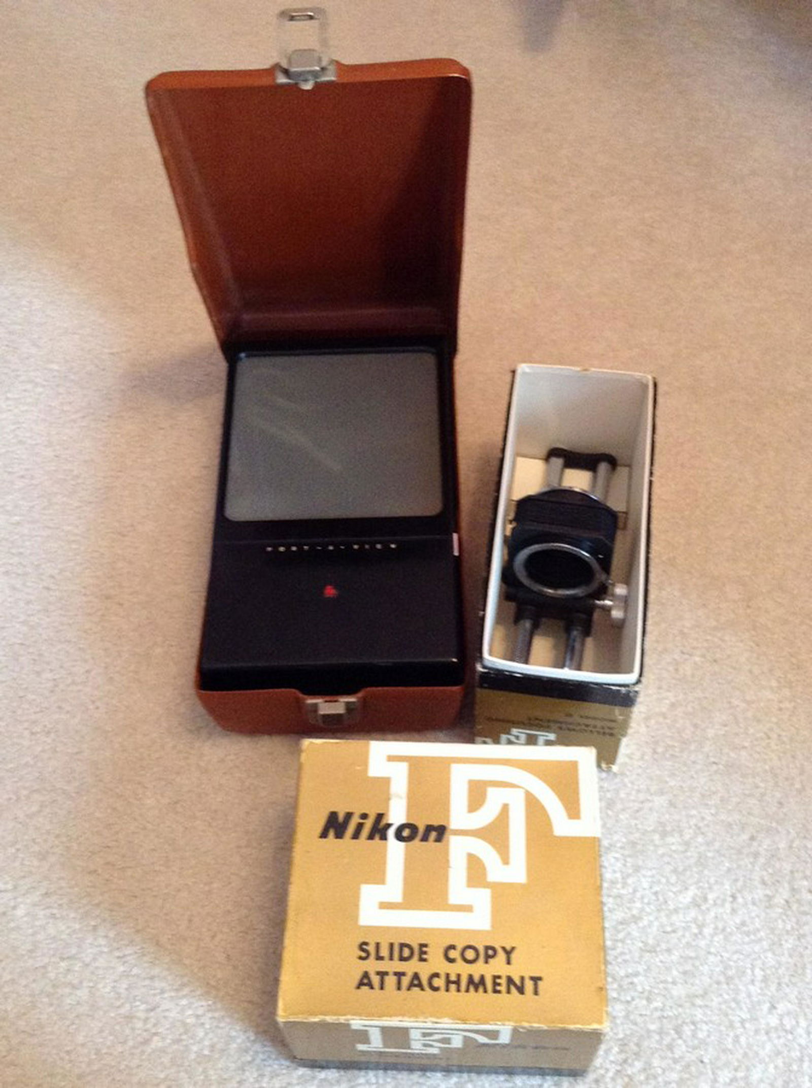 Nikon slide machine items: Nikon slide machine items