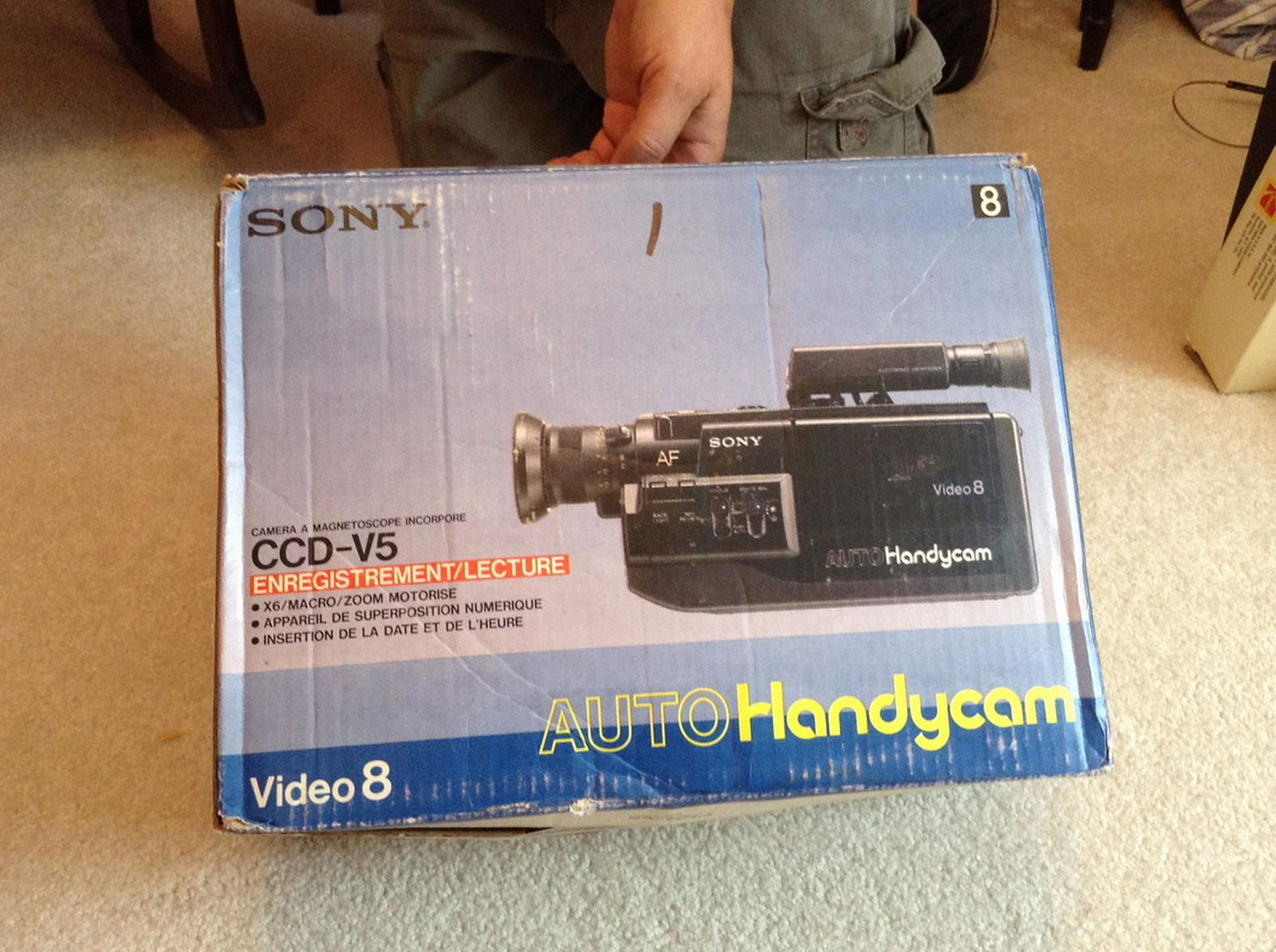Sony Auto Handycam video camera (1 of 1)