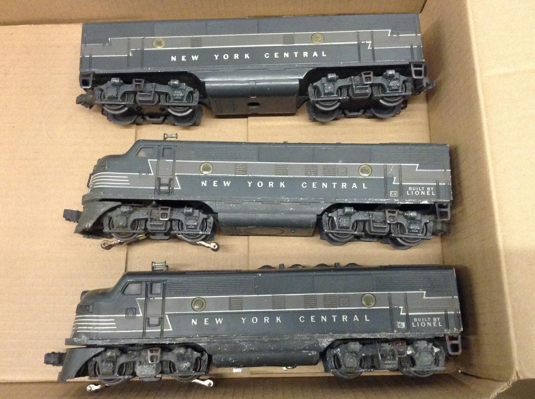 lot of two Lionel train engines and one car (1 of 1)