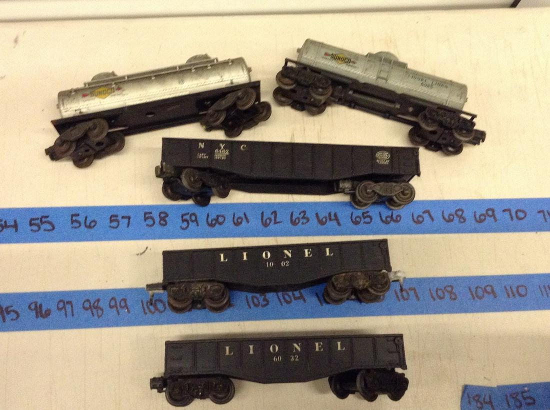 lot of 5 O guage train cars (1 of 1)