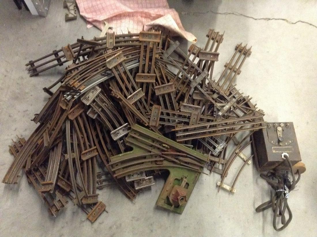 large amount of 3 rail train track and transformer (SI) (1 of 1)