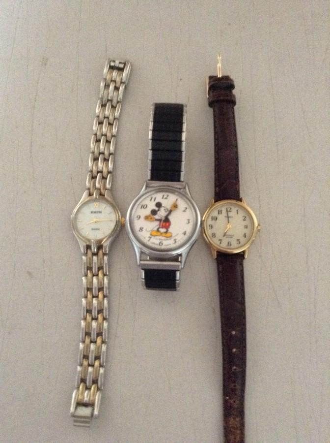 mickey mouse watch and other watches: mickey mouse watch and other watches