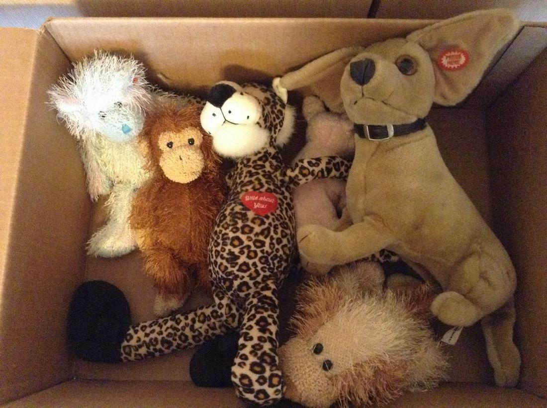 vintage stuffed animals 1960's