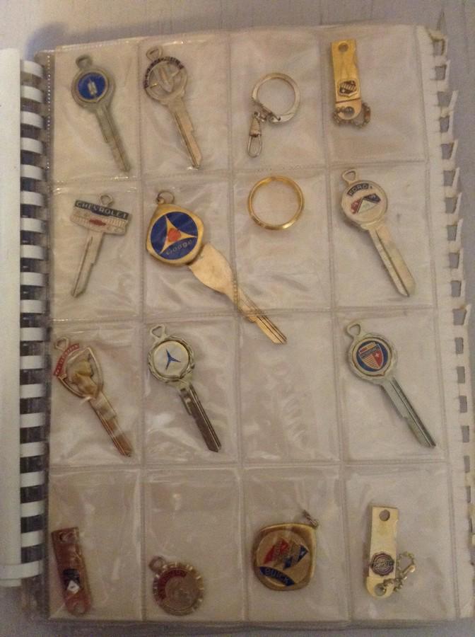 1960's automobile keychains from the dealer: 1960's automobile keychains from the dealer