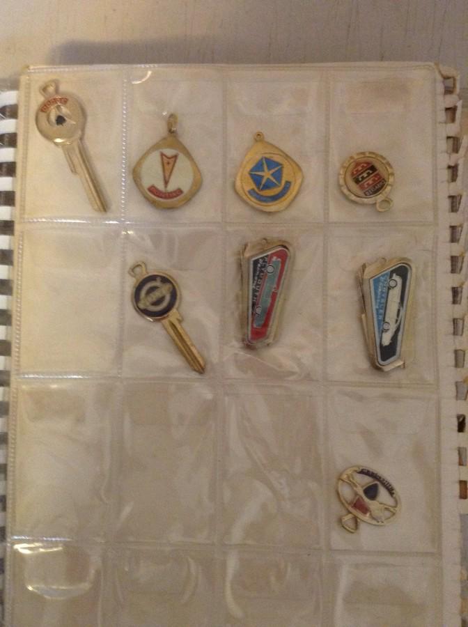 1960's automobile keychains from the dealer: 1960's automobile keychains from the dealer