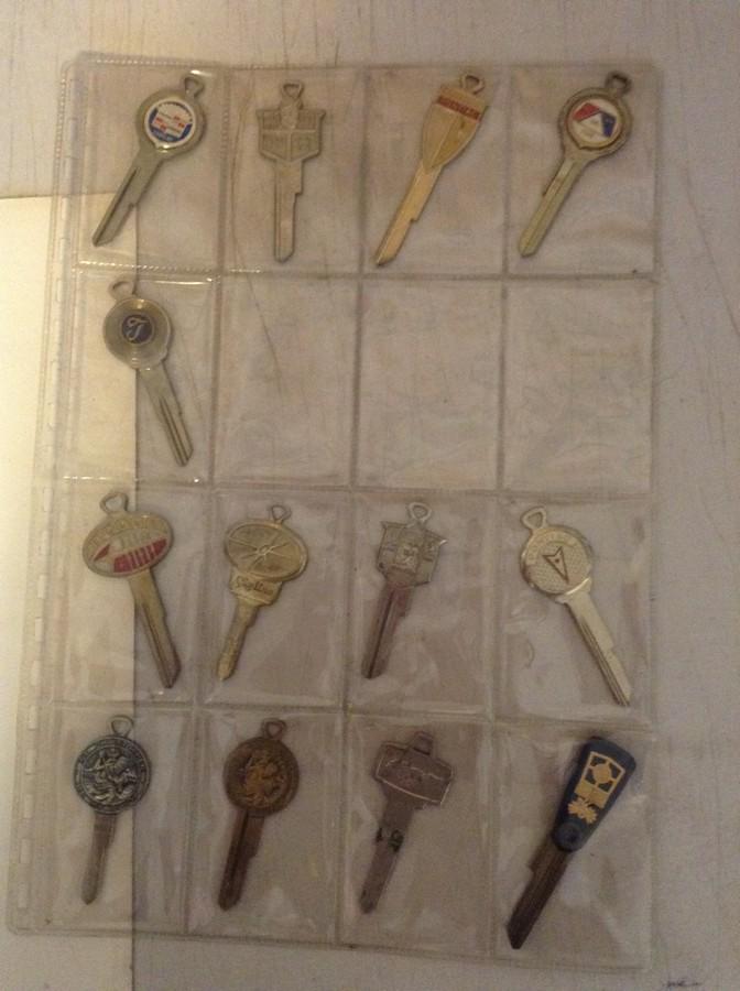 1960's automobile keychains from the dealer: 1960's automobile keychains from the dealer