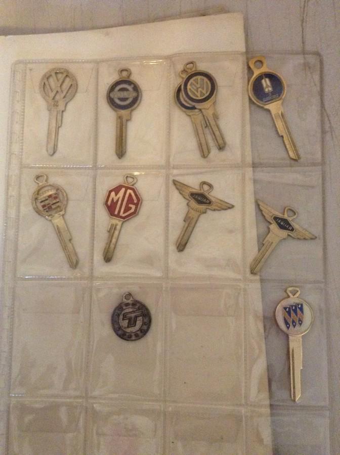 1960's automobile keychains from the dealer: 1960's automobile keychains from the dealer