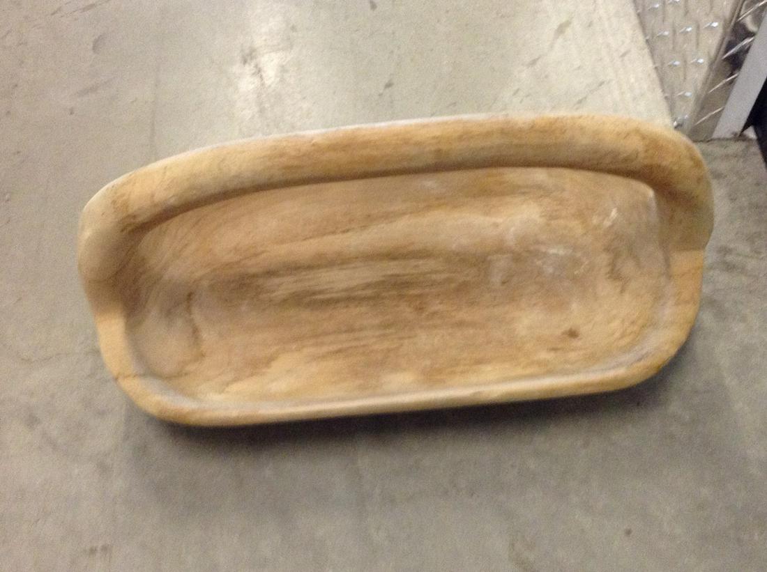 primitive wood basket 14" long (1 of 1)