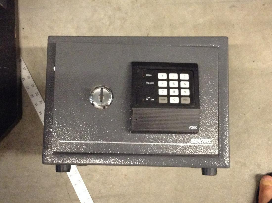 Sentry Safe with key and combination (1 of 1)
