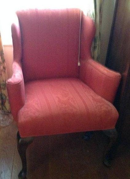 early wing back chair: early wing back chair