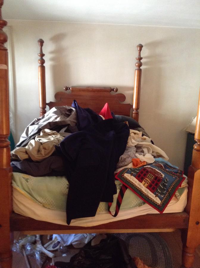 vintage wooden bed: vintage wooden bed