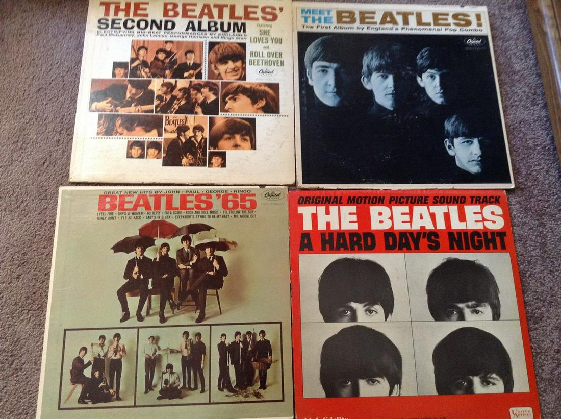 4 early Beatles albums (1 of 1)