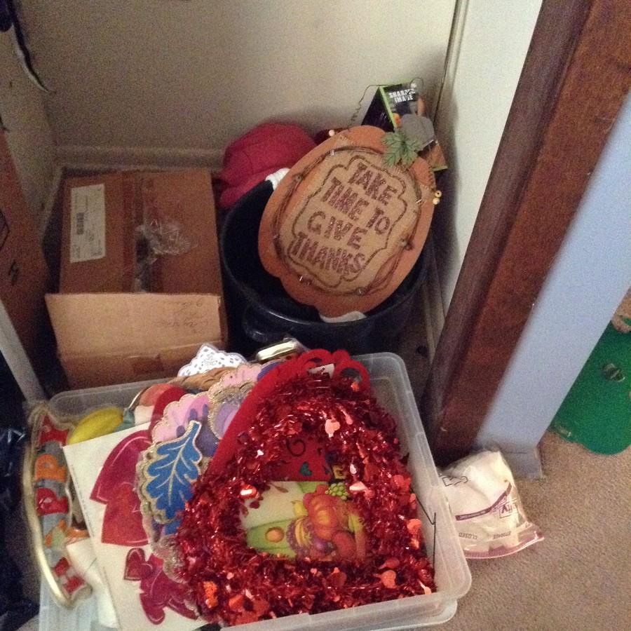 Contents of closet floor (1 of 1)