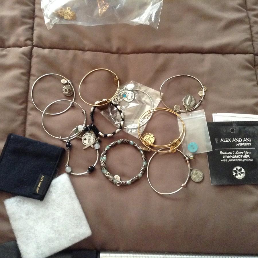 Lot of Alex and Ani bracelets (1 of 1)