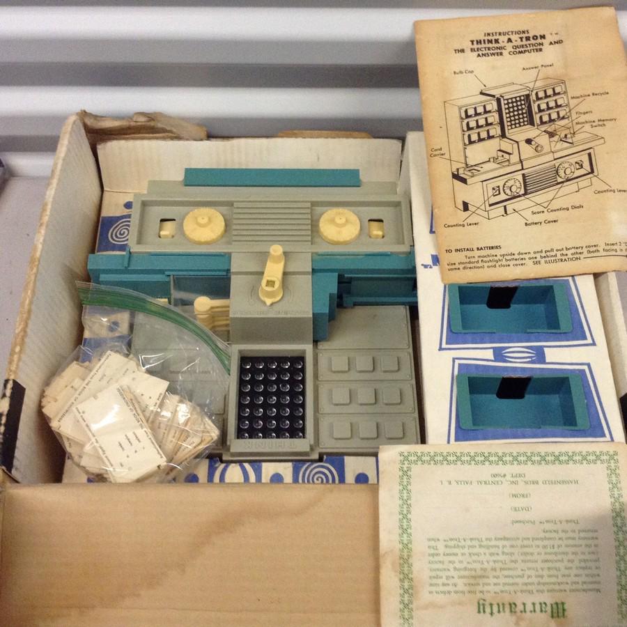 Hasbro Think-A-Tron with the box: Hasbro Think-A-Tron with the box