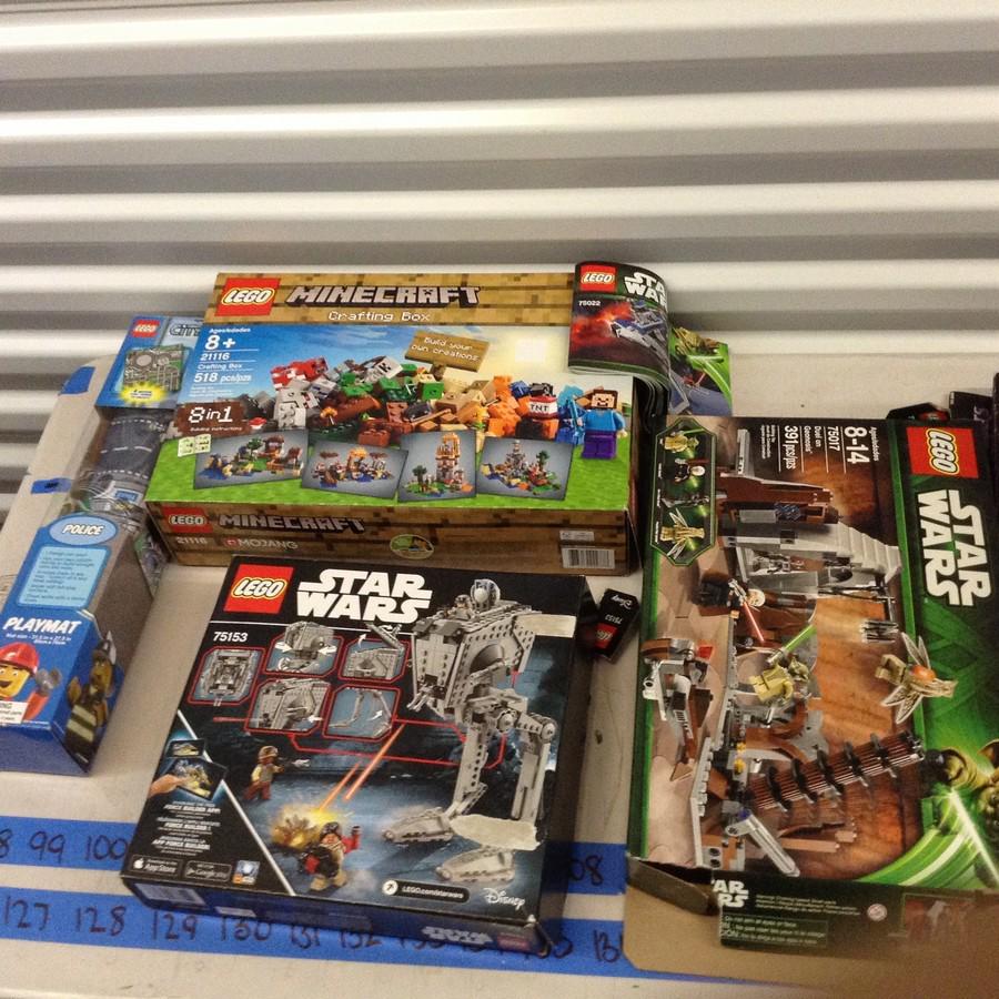large lot of Legos: consignor states Legos are complete, did not check