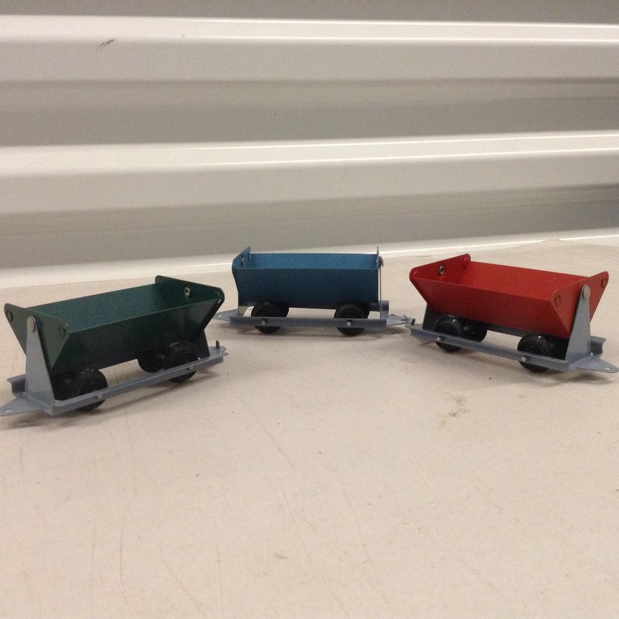 lot of three basket train cars (1 of 1)