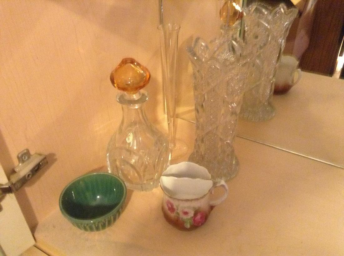 crystal decanter, vase and misstate cup (1 of 1)
