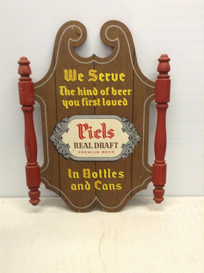 Piels Real Draft Premium Beer sign 14x19 (1 of 1)