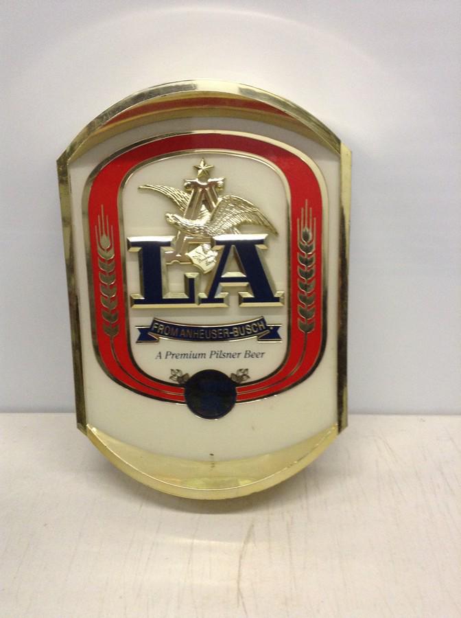LA Premium Pilsner Beer sign 9x13 (1 of 1)