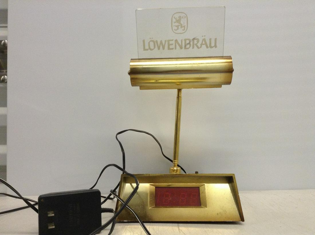 Lowenbrau light up advertisement 13x7: Lowenbrau light up advertisement 13x7