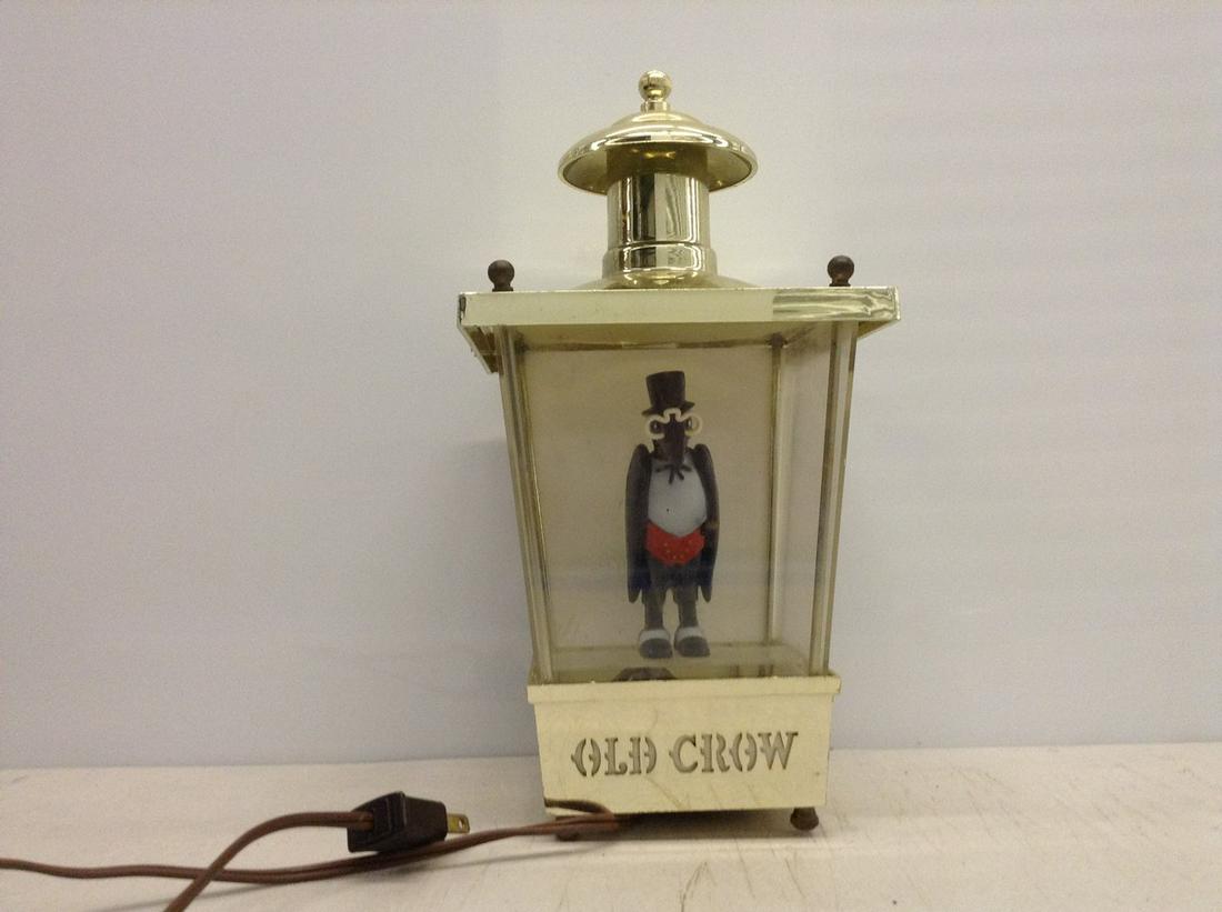 Old Crow Advertisement Lamp 6x11