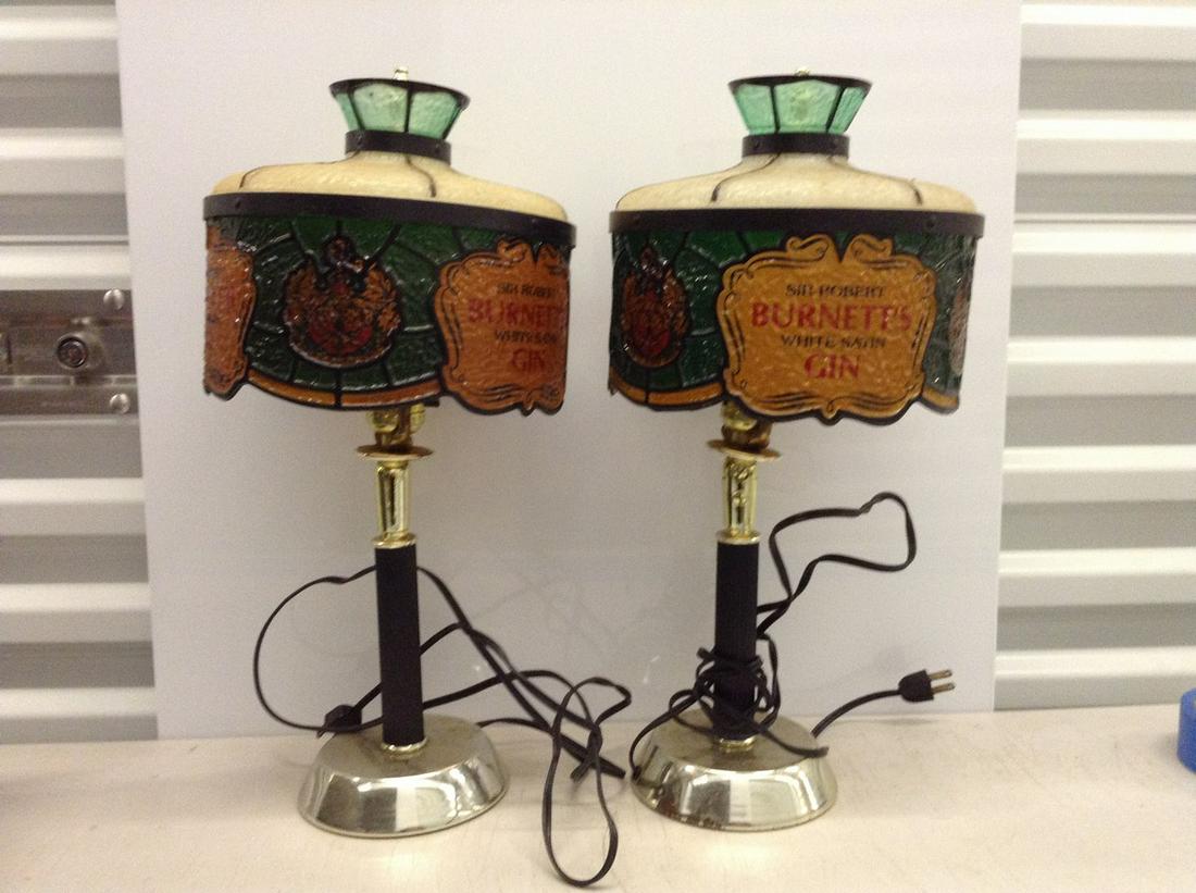 lot of two Sir Robert  Burnett's White Satin Gin (1 of 1)