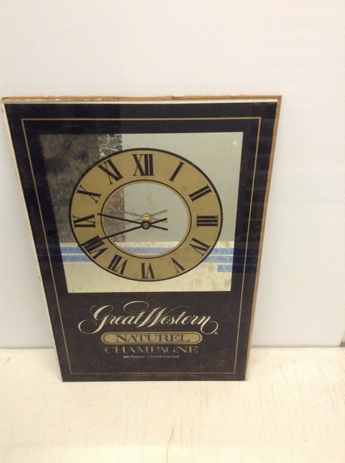 Great Western Natural Champagne advertisement sign with (1 of 1)
