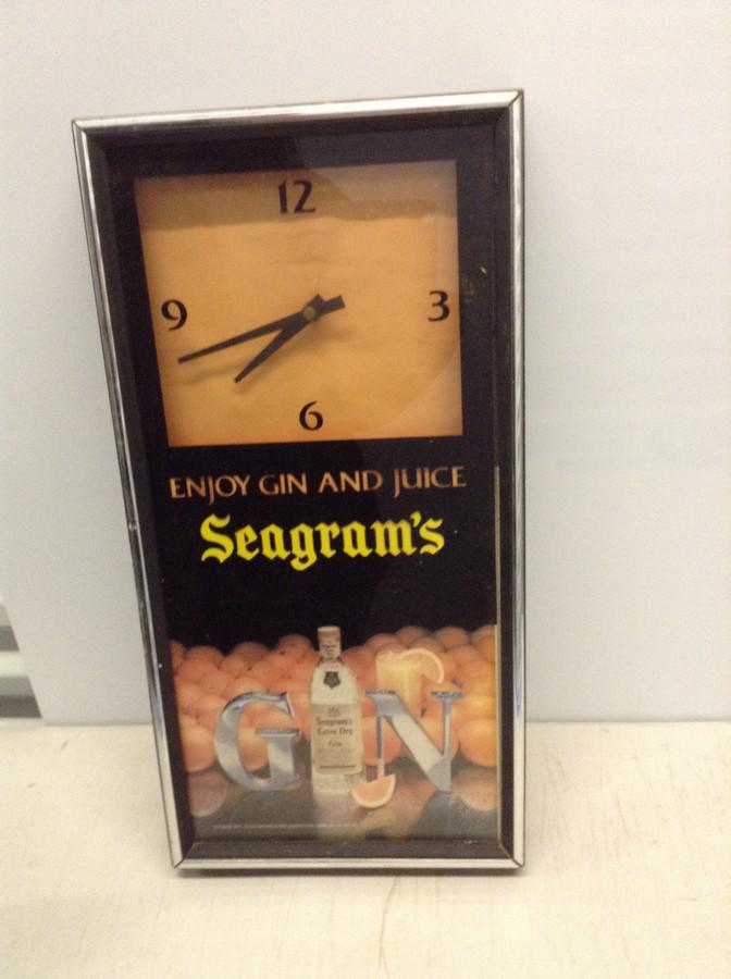 Seagram's gin and juice advertisement sign 20x10: Seagram's gin and juice advertisement sign 20x10